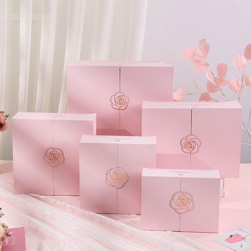 Double-opening Flip Premium-feel Gift Empty Box