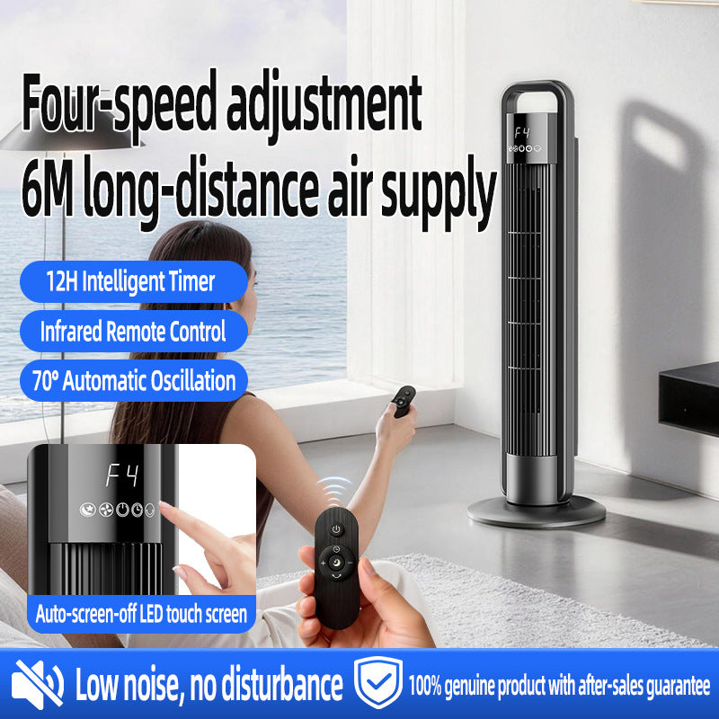 Remote-Control Home And Office Tower Fan