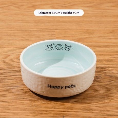 Ceramic Bowl Set Elevated Pet Bowls Food Bowl And Water Bowl For Dogs And Cats