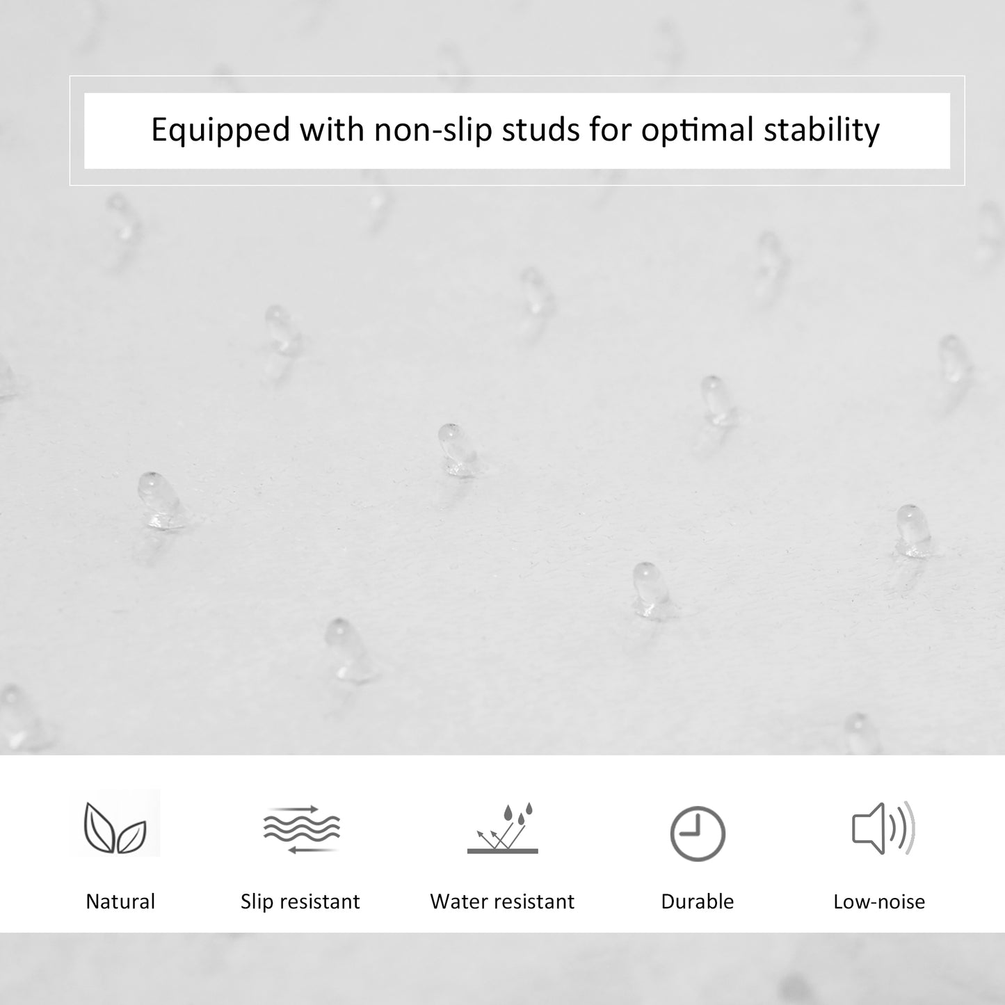 Office Chair Mat For Carpeted And Hard Floor, 90 X 120 Cm Clear Computer Desk Chair Mat, BPA And Phthalate Free, Non-Slip Floor Protector For Home Office