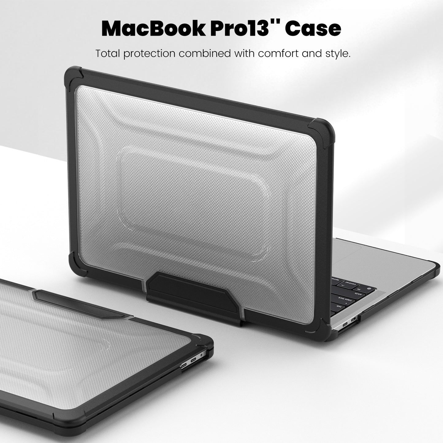 Air13 Laptop Case Transparent Frosted Cooling Bracket Anti-fall Shell