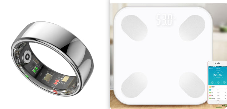 R08 Smart Ring Waterproof Blood Oxygen Sleep Tracking