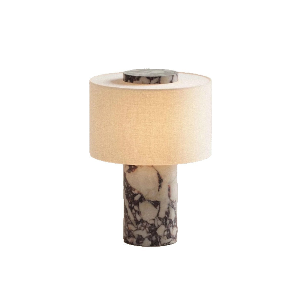 Portable Luxury Stone Atmosphere Charging Table Lamp For Bedroom And Study Room
