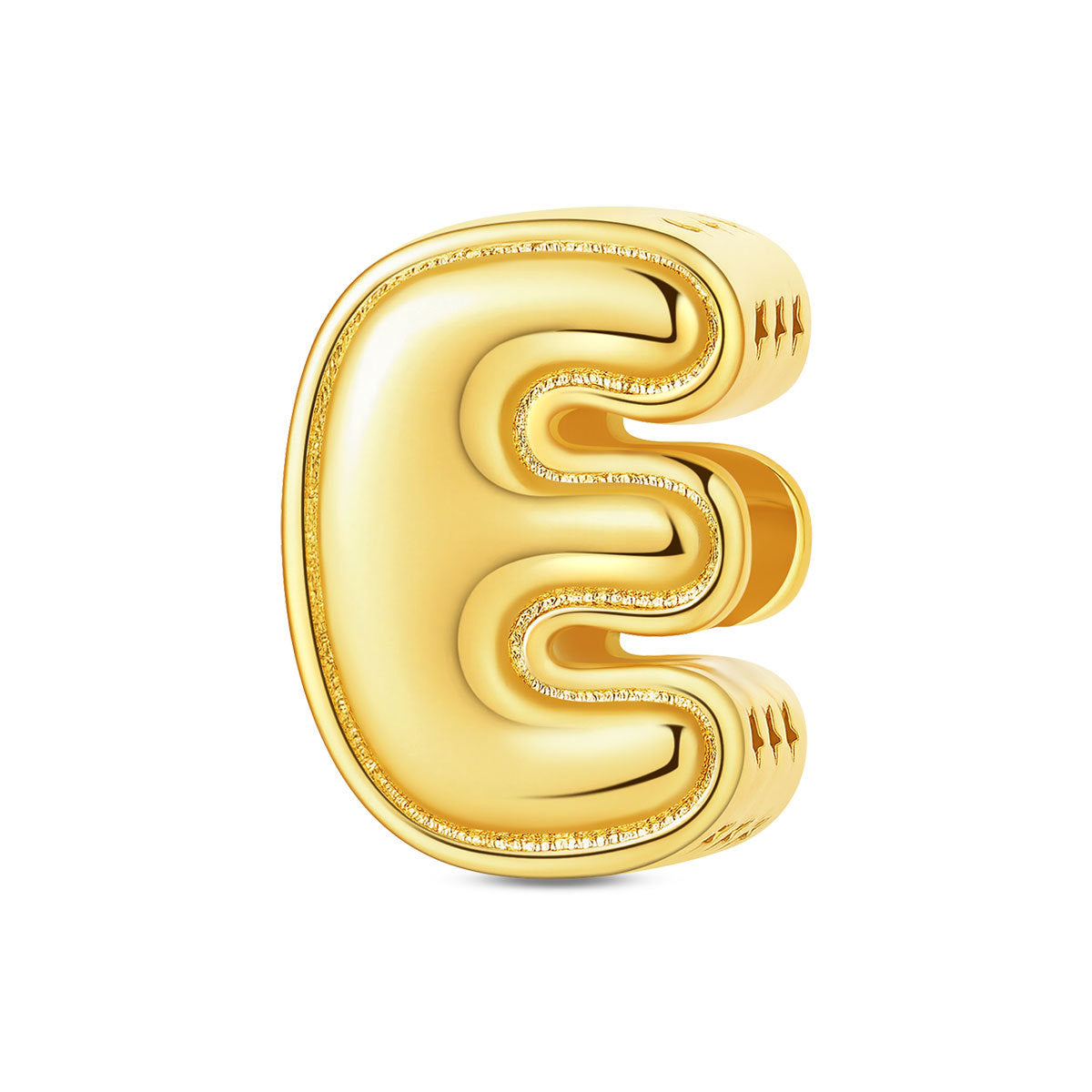 Gold-plated Copper DIY Bracelet Bead Accessories With English Letters