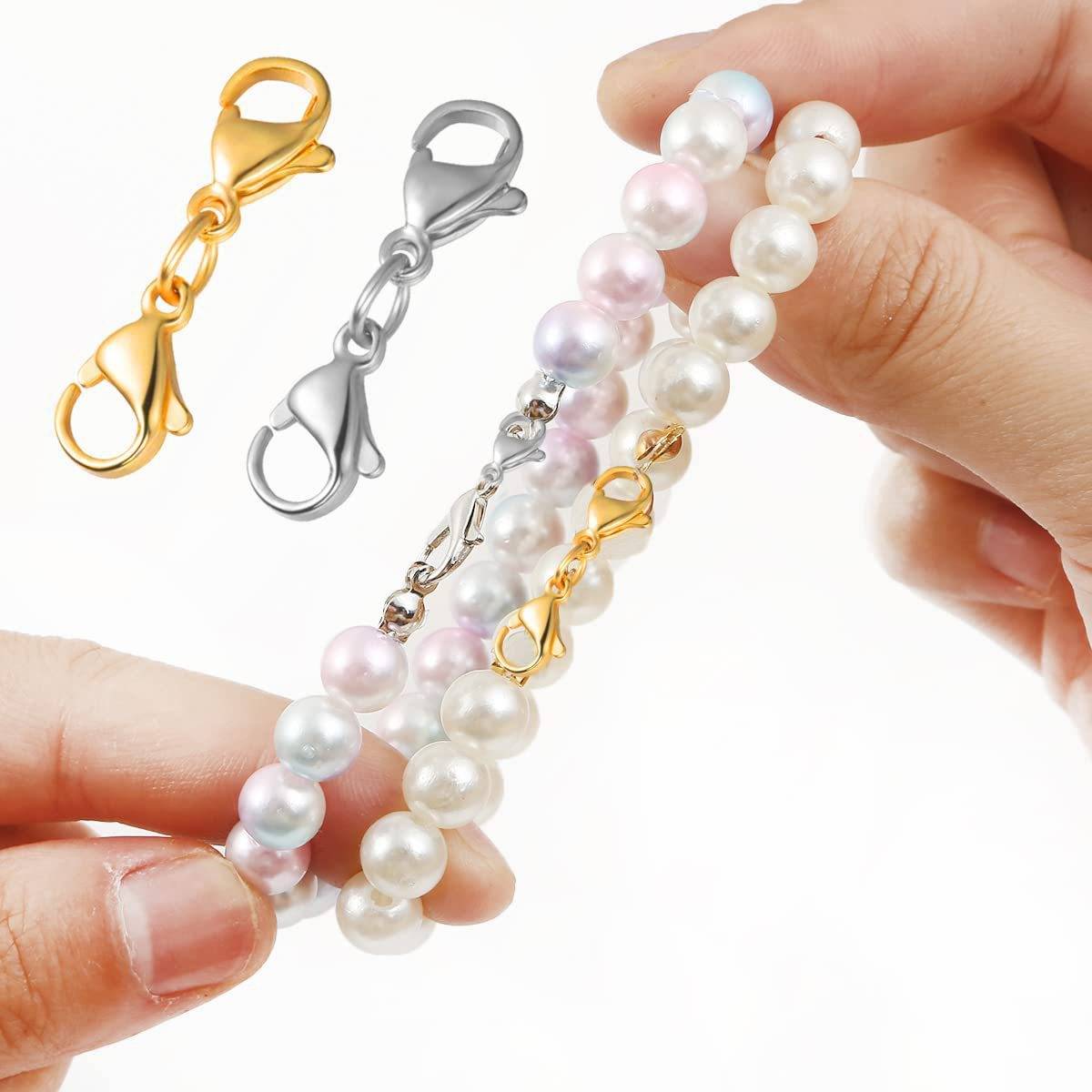 Diy Handmade Jewelry Accessories Necklace Bracelet Spring Fastener S925 Sterling Silver 18K Gold-plated Color Retention Lobster Buckle