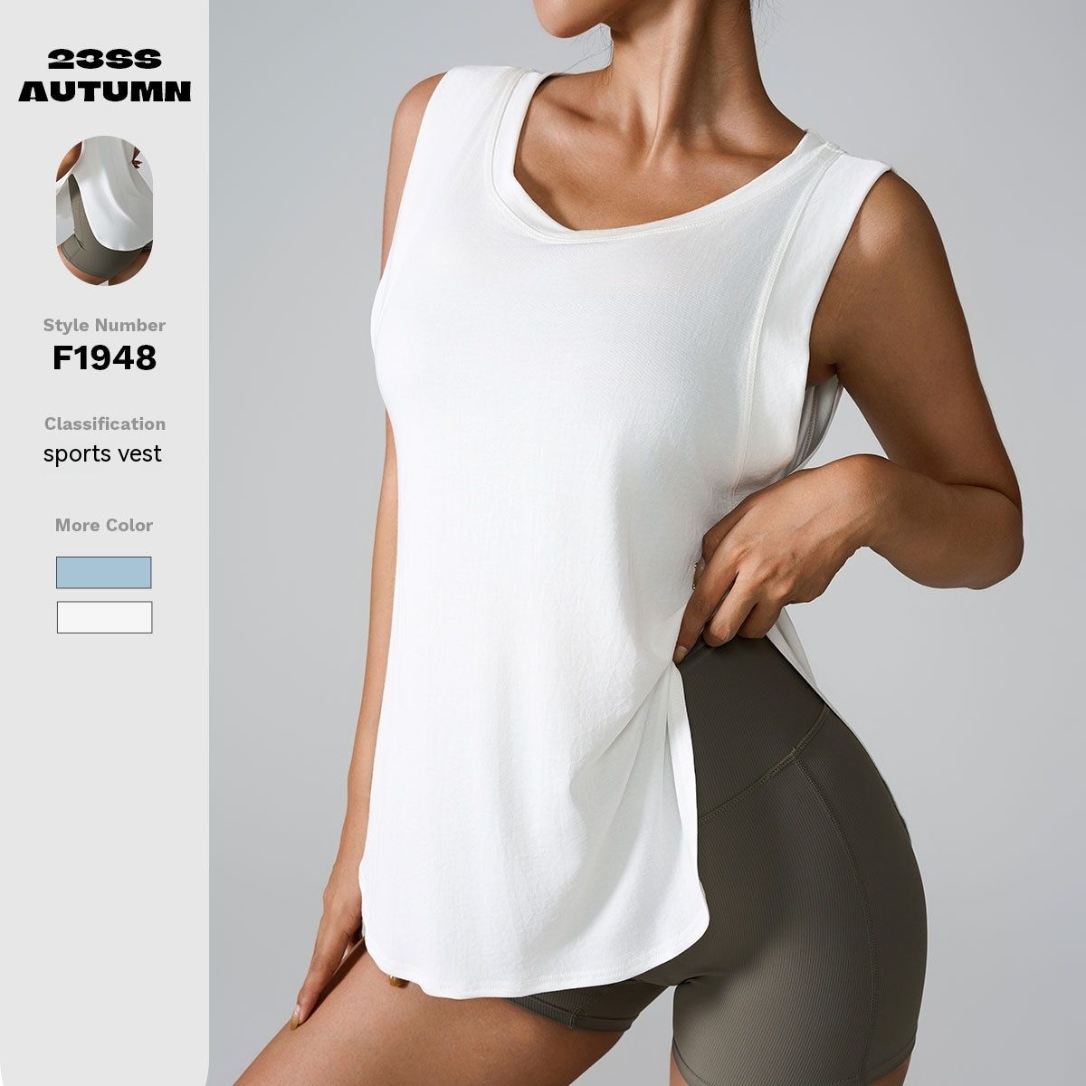 Loose Sleeveless Sports Blouse Running Training European And American Yoga Jacket Loose Sports Vest