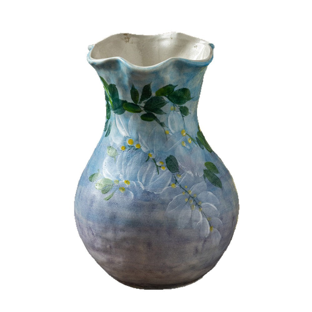 Ceramic Vase Ornament For Flower Arrangements Artificial Flowers High-end Luxurious Decor