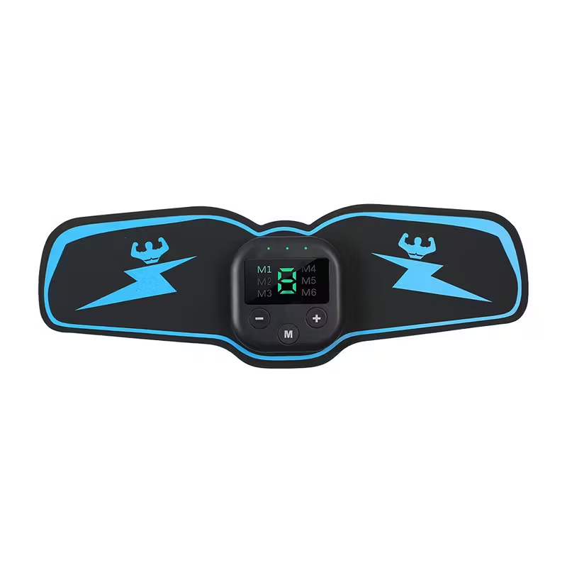 Rechargeable EMS Abdominal Muscle Toning Belt With ABS Stimulator For Fitness Storage & Home Organization