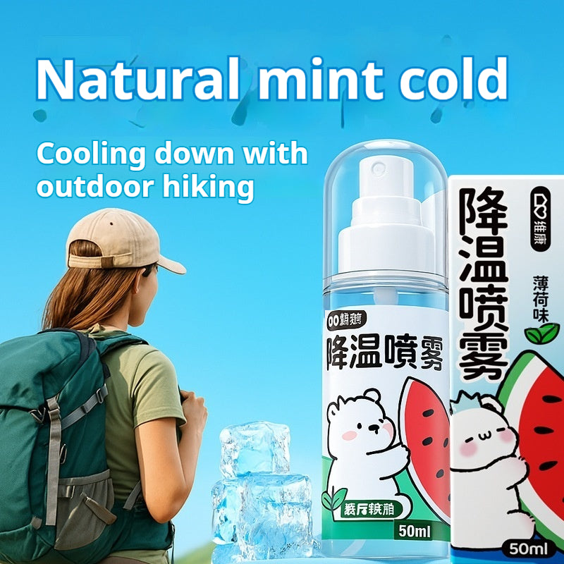 Cooling Spray Ice Cooling Agent Easy To Carry Sports Wholesale Summer Outdoor Cooling