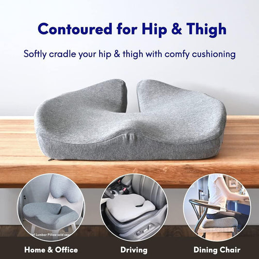 Office Memory Foam Lumbar Support Cushion, Hip-enhancing Hemorrhoid Pad