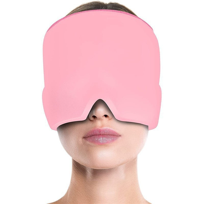 Gel Mask Ice Compress Head Cover Physical Cooling Relieve Headache