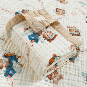 Baby Bath Towel Six-layer Pure Cotton Gauze Blanket