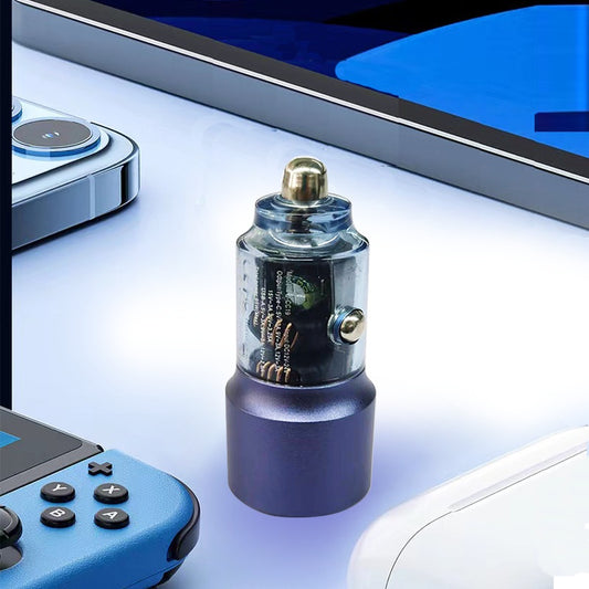 Hardware Transparent In-car Charger With Dual AC Ports And Super-fast Charging