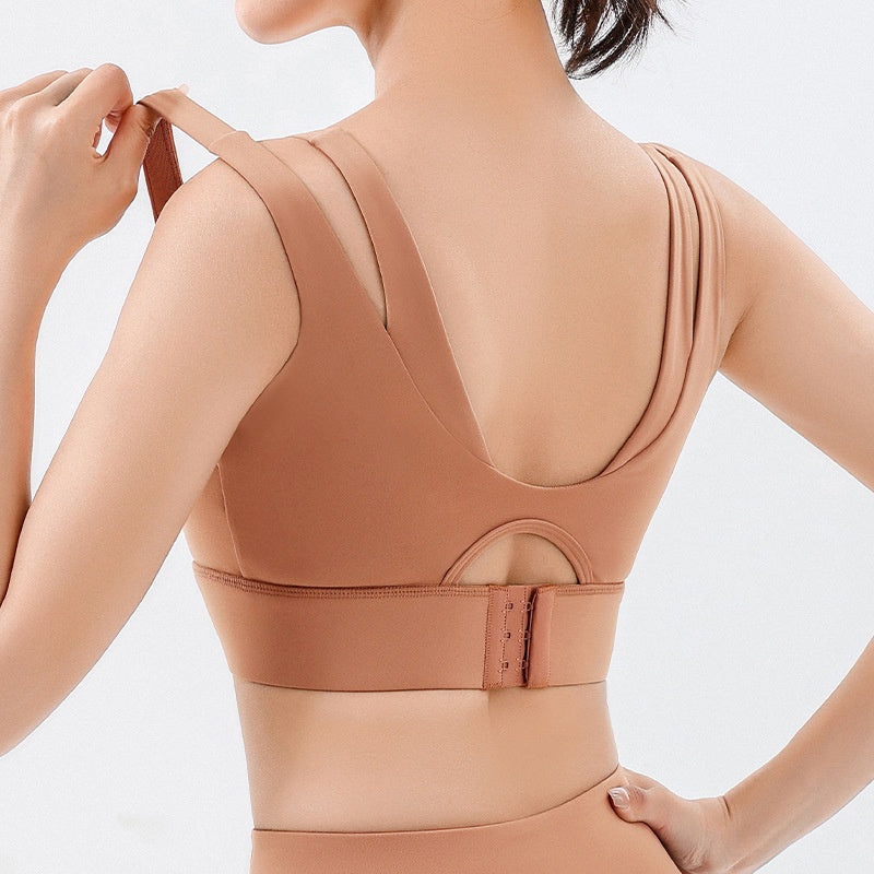 High-impact Resistant Fake Two-piece Fitness Yoga Vest