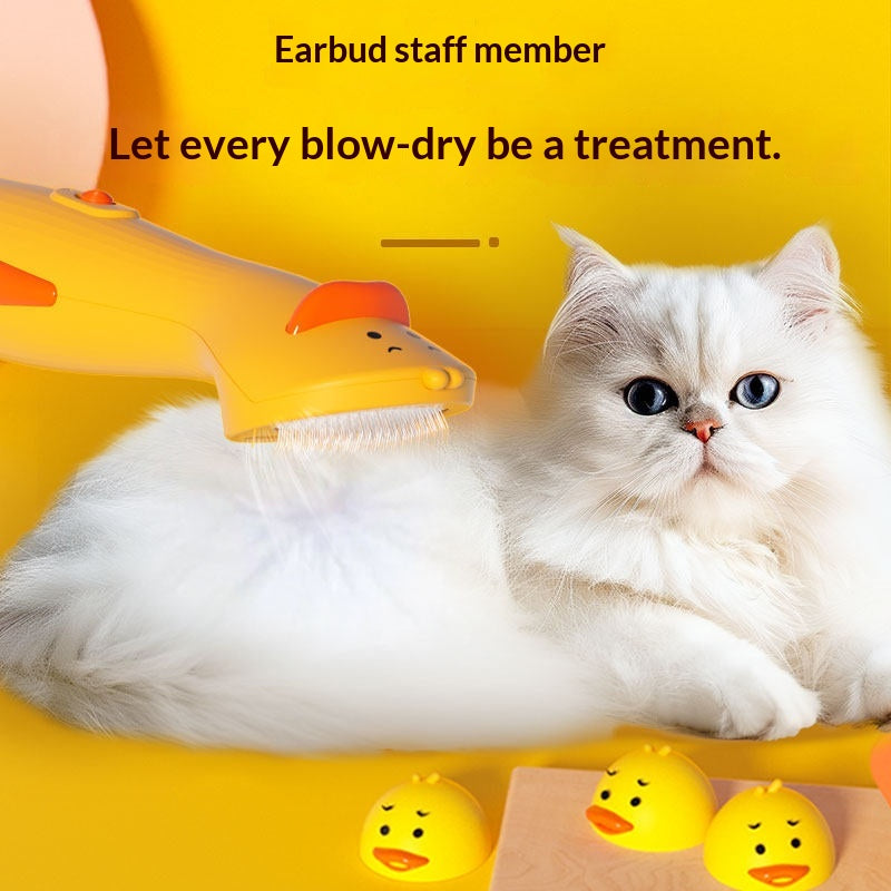 Pet Blow Dryer With Fur Fluffing Function