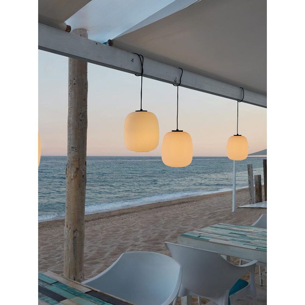 Outdoor Courtyard Dining Table Landscape Decorative Pendant Light