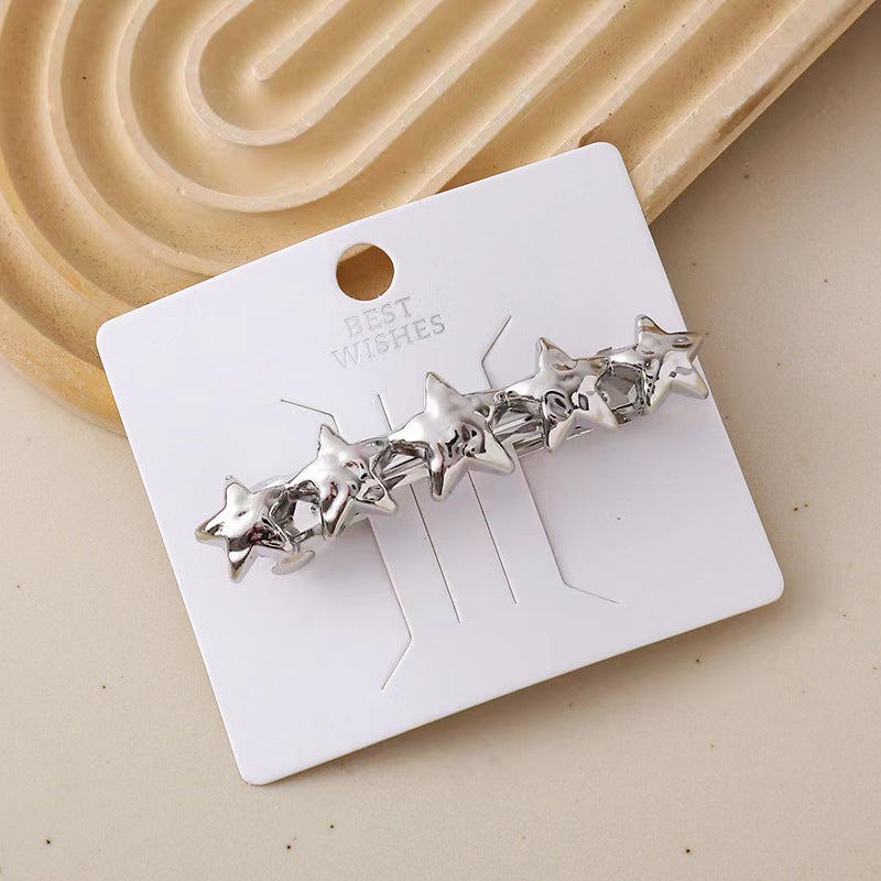 One-word Hair Clip For Women's Updo Spring Clip