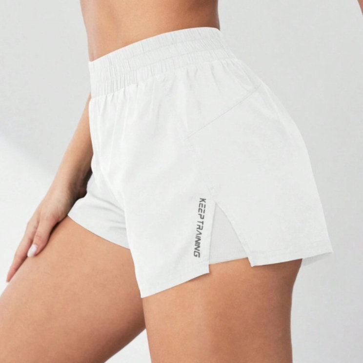 Shorts Faux Two-piece Loose-fitting Tight Yoga Quick-drying