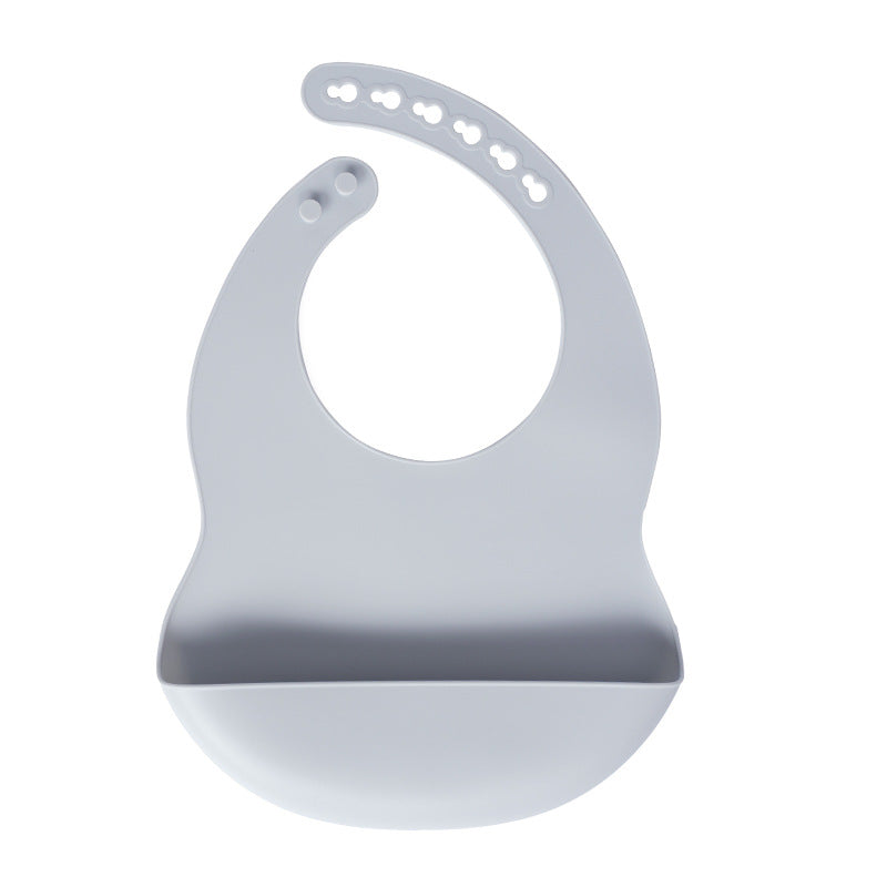 Silicone Bib Baby Feeding Bib Waterproof Food-grade