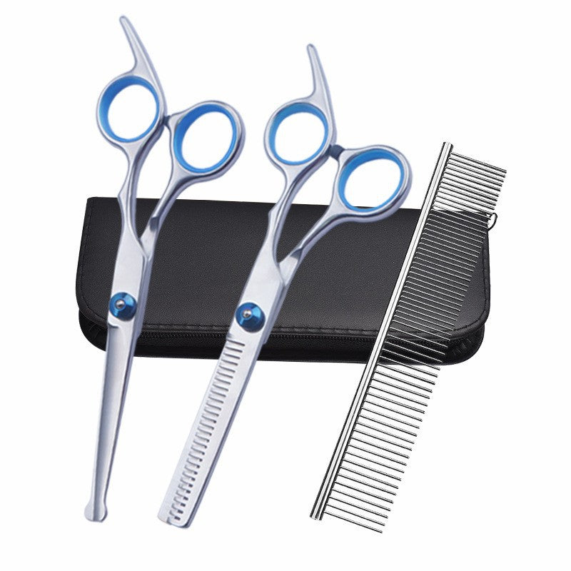 Pet Scissors Beauty 6-inch Fish Mouth Suit