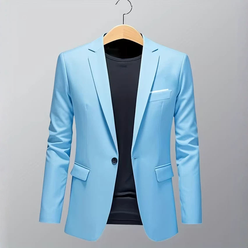 Mens Business-Casual Formal Suit Korean Style