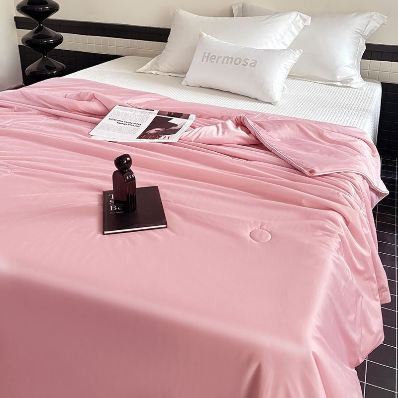Small Cooling Summer Air-Conditioning Cool-Feel Ice Silk Summer Blanket