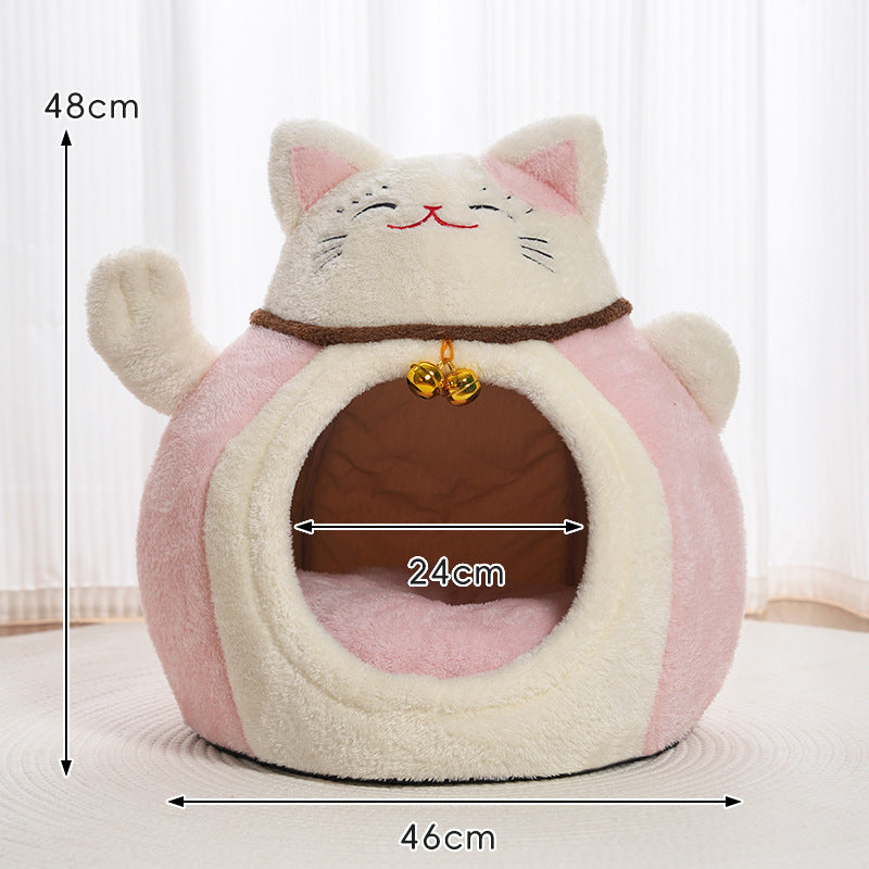 New Fortune Cat Bed Lucky Pet Nest