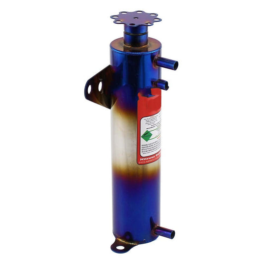 Car Modification Roasted Blue Auxiliary Cooling Water Tank Aluminum Alloy Cooling Pot