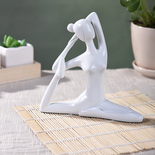 Resin Crafts Creative Abstract Yoga Girl Ornaments