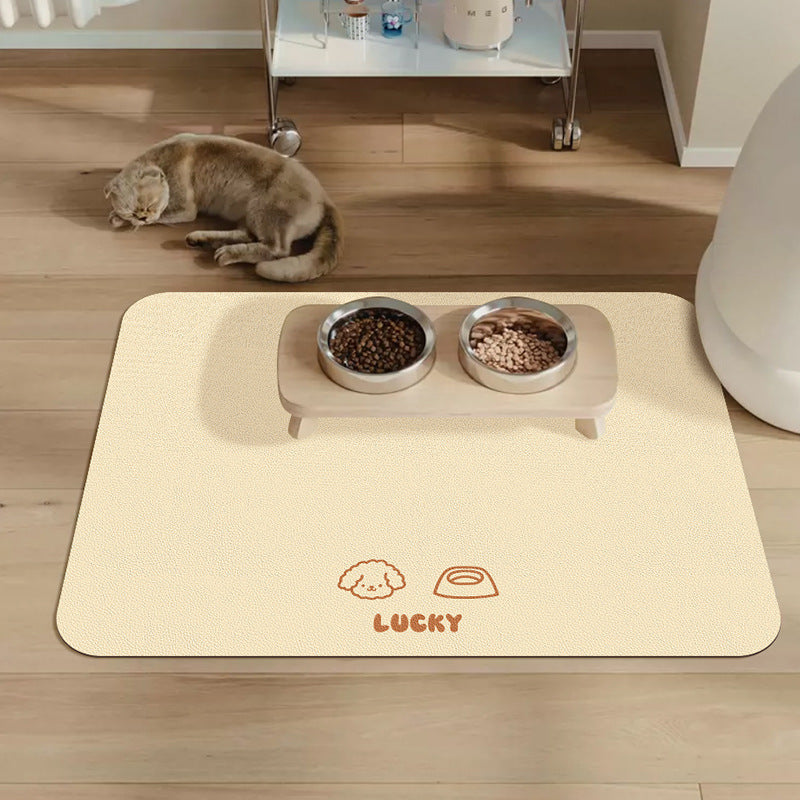 Absorbent And Non-slip Pad Household Feeding Mat For Small Animals