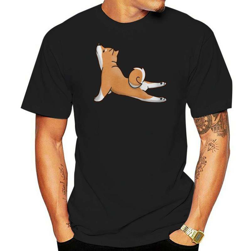 Shiba Inu Yoga Pose Men's T-Shirt
