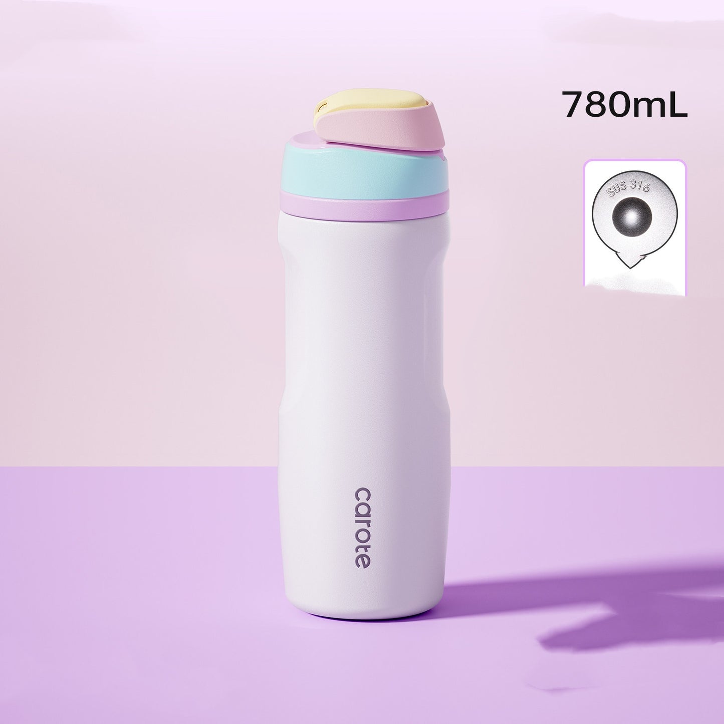 Stainless Steel Large-capacity Insulated Sports Bottle, New Model
