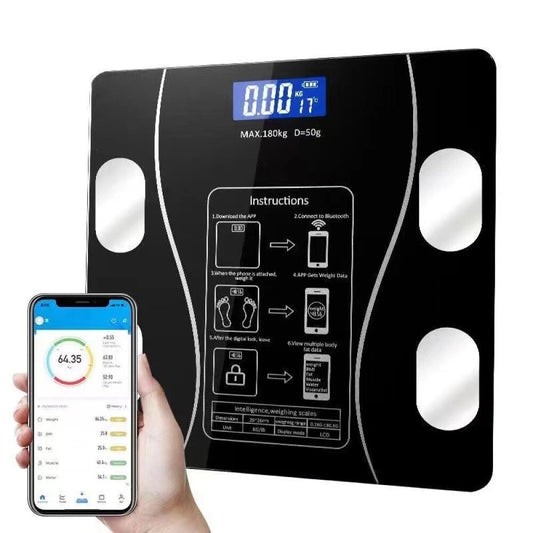 Bluetooth Body Fat Scale - Black
