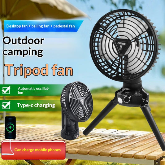 Portable Folding Ceiling Fan With Long Battery Life For Charging