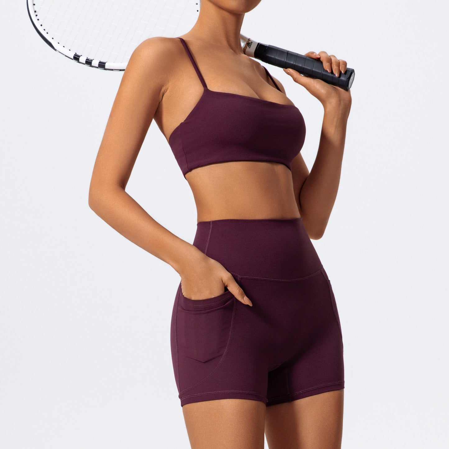 Quick-dry Yoga Suit Training Set Outdoor Running Sports Fitness Clothing