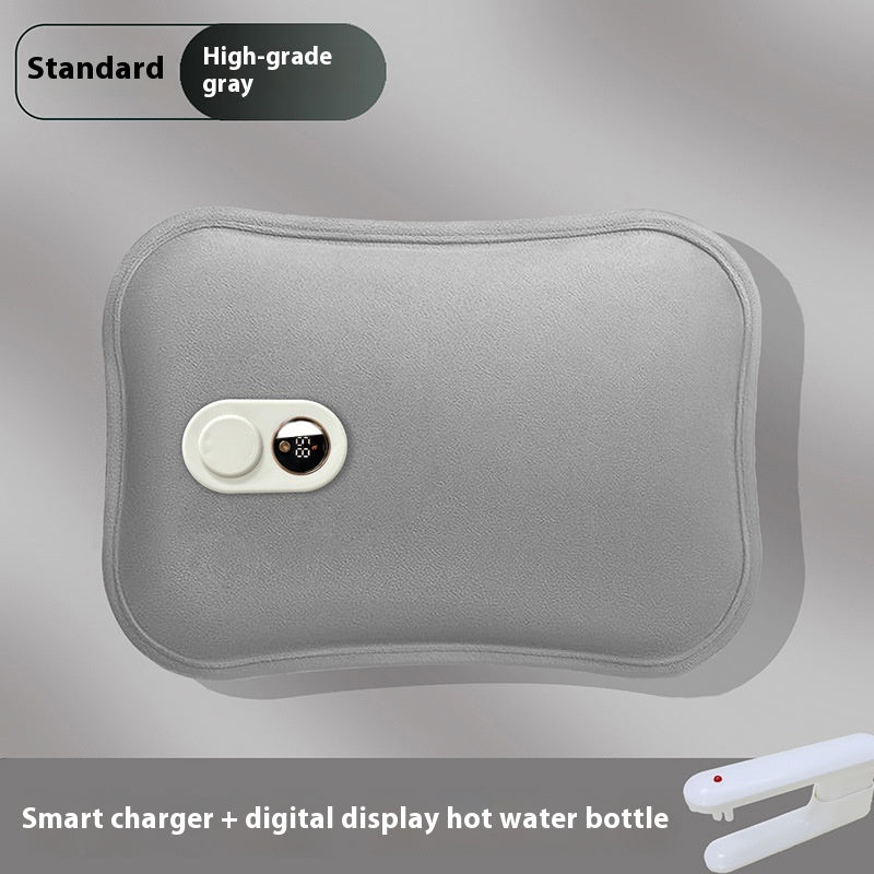 Digital Display Hot Water Bag Charging Hand Warmer Bed Sleeping Bed Fantastic Foot Warming Appliance