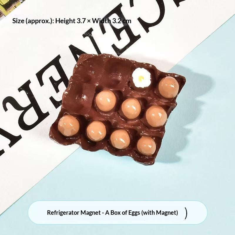 3D Food Toy Decorative Creative Magnetic Stickers