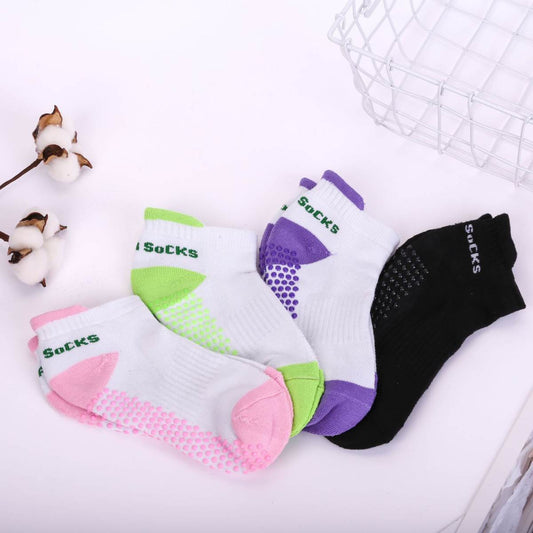 Fashion Sweat-absorbent Breathable Female Non-slip Yoga Socks