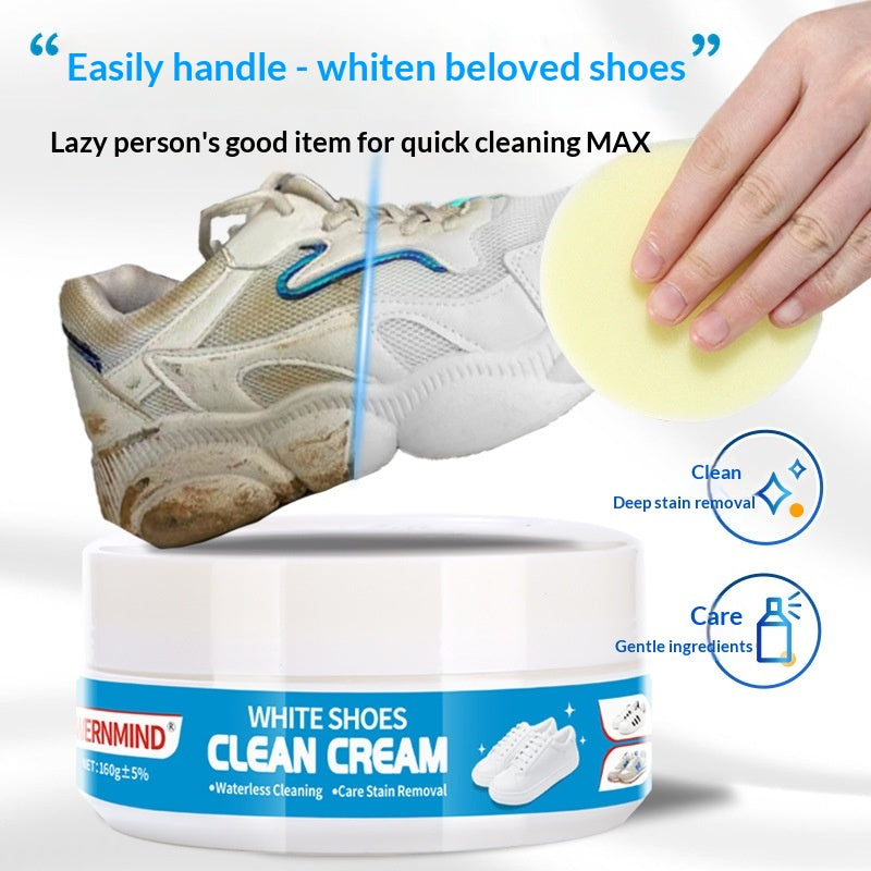 160g White Shoe Cleaning Cream Shoe Care For Sneakers