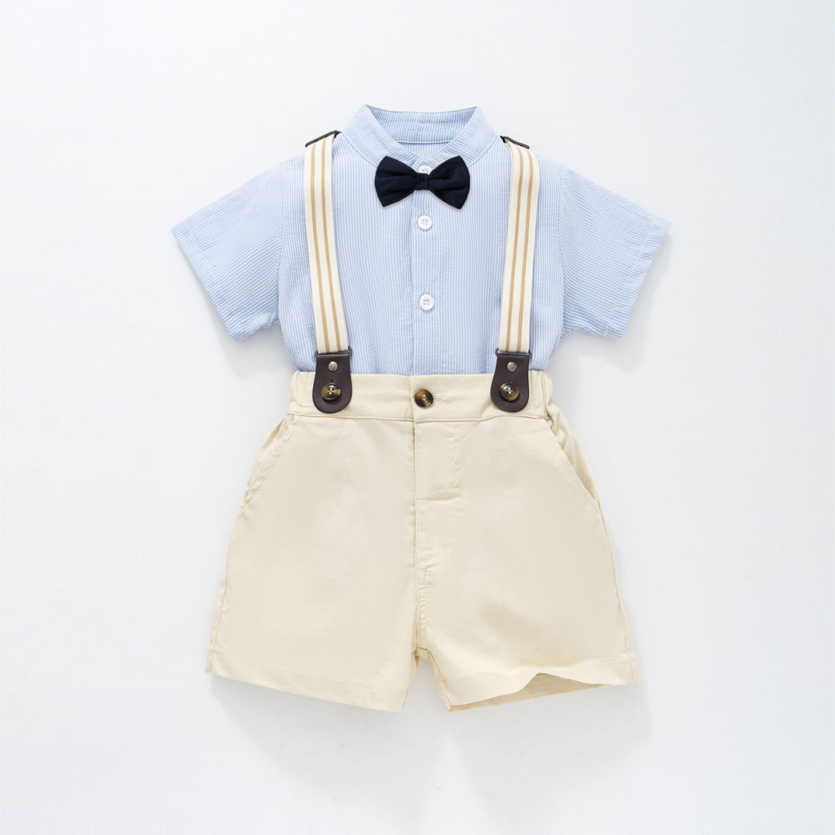 Korean-style Suspender Pants Set For Boys