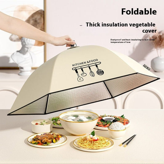 Simple New Insulation Food Cover Dust Cover Foldable Household