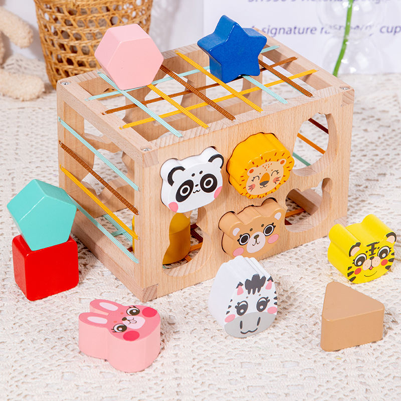 Children's Early Education Shapes Color Cognitive Puzzle Toys