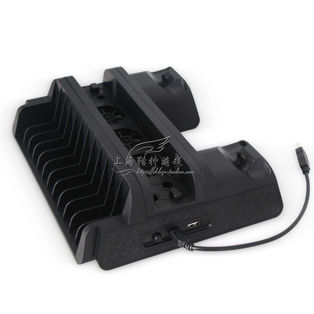 PS4 Slim Pro Bracket Fan Base Handle Seat Charge Cooling Fan Disc Holder