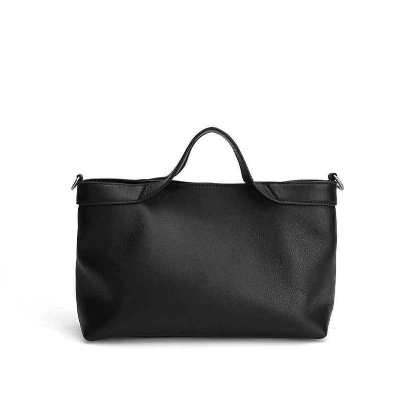 Korean-style Niche-design Handbag Cowhide Shoulder Bag