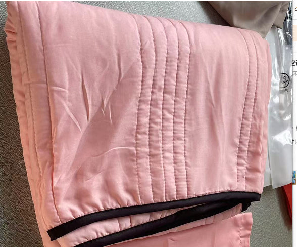 Pure Color Washed Air Conditioner Summer Cooling Thin Single Double Washable Quilt