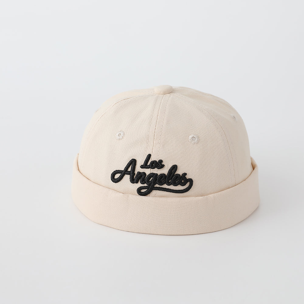 New Children's Single-color Multi-letter Three-dimensional Embroidered Adjustable Minimalist Hip-hop Style Brimless Hat Suitable For Street, Travel And Party Events