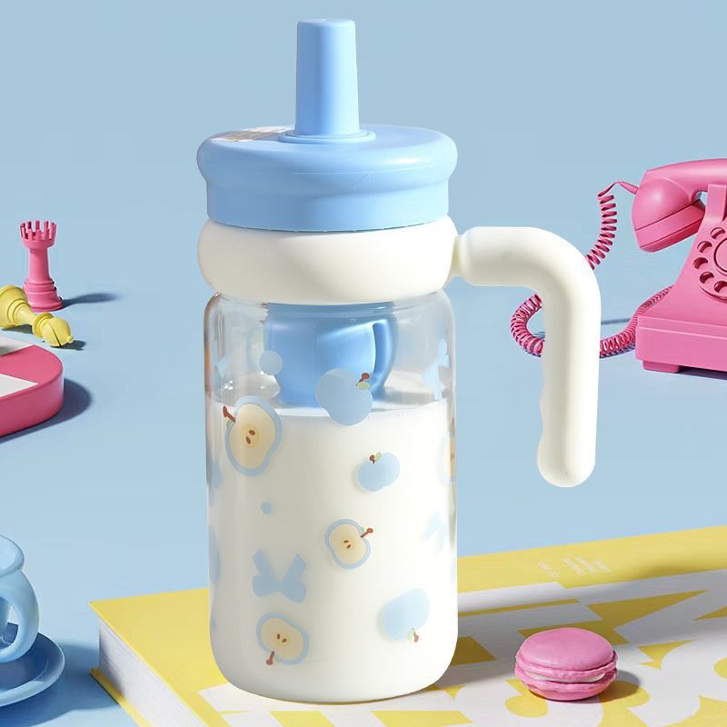 New Large-capacity Straw Cup With A Handle