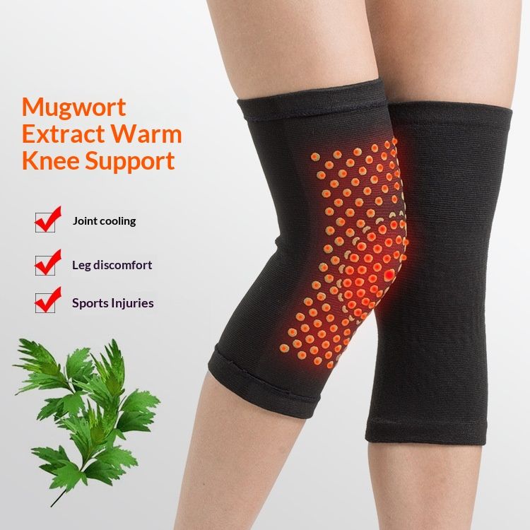 Wormwood Kneepad Warm Elderly Cold-proof Air-conditioned Room Men's And Women's Knee Leg Guard Heat Storage Warm Kneepad
