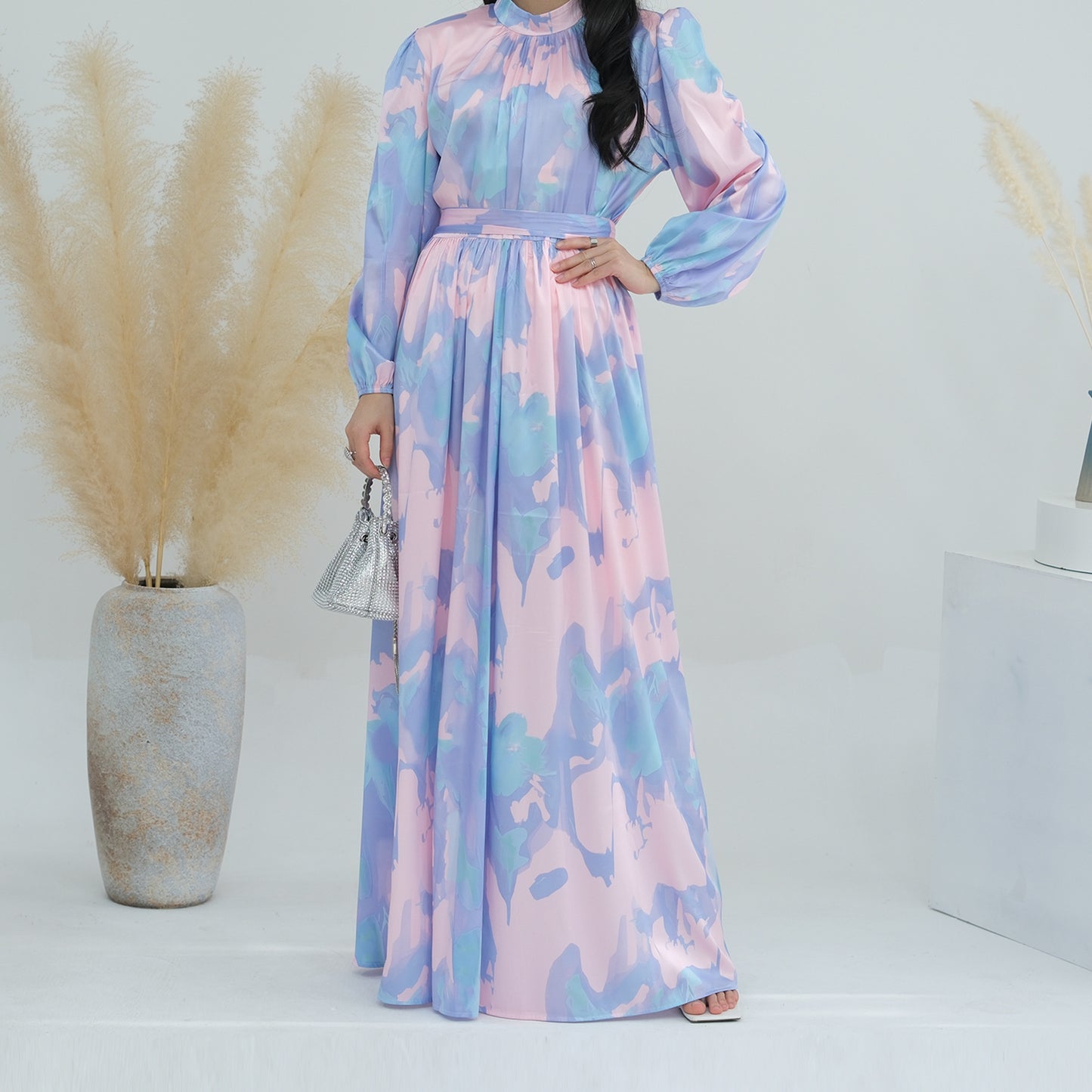 European And American Middle East Pure Beauty Printing Dress