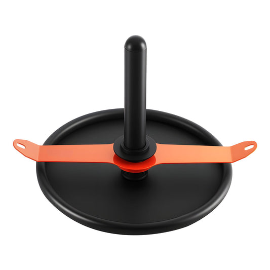 Weight Sled, Steel Power Sled, Fitness Strength Training Sleds For Athletic Exercise Speed Improvement, Workout Fitness Equipment With Harness, Compatible With 2 In Weight Plate, Orange & Black
